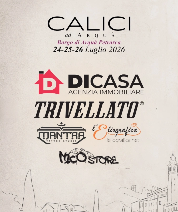 Calici ad Arquà: dal 24 al 26 luglio il borgo si trasforma in un percorso tra vino, gusto e convivialità.